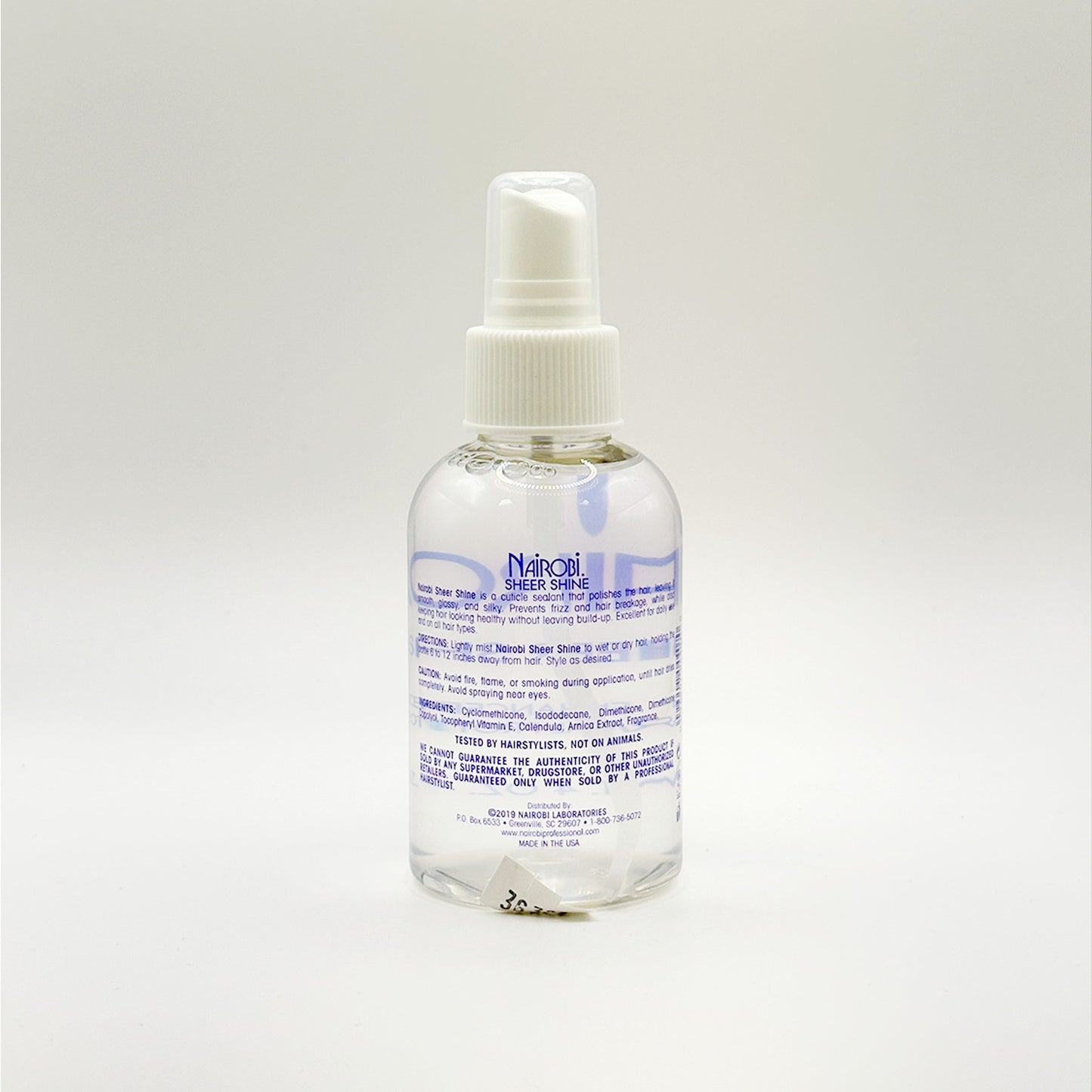 Nairobi Sheer Shine & Thermal Protectant - 4oz Hair Serum for Shine & Heat Protection