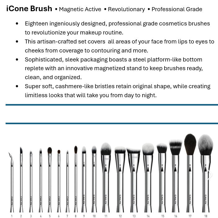 Rounded Slant Makeup Brush - Professional Dense Synthetic Face Brush