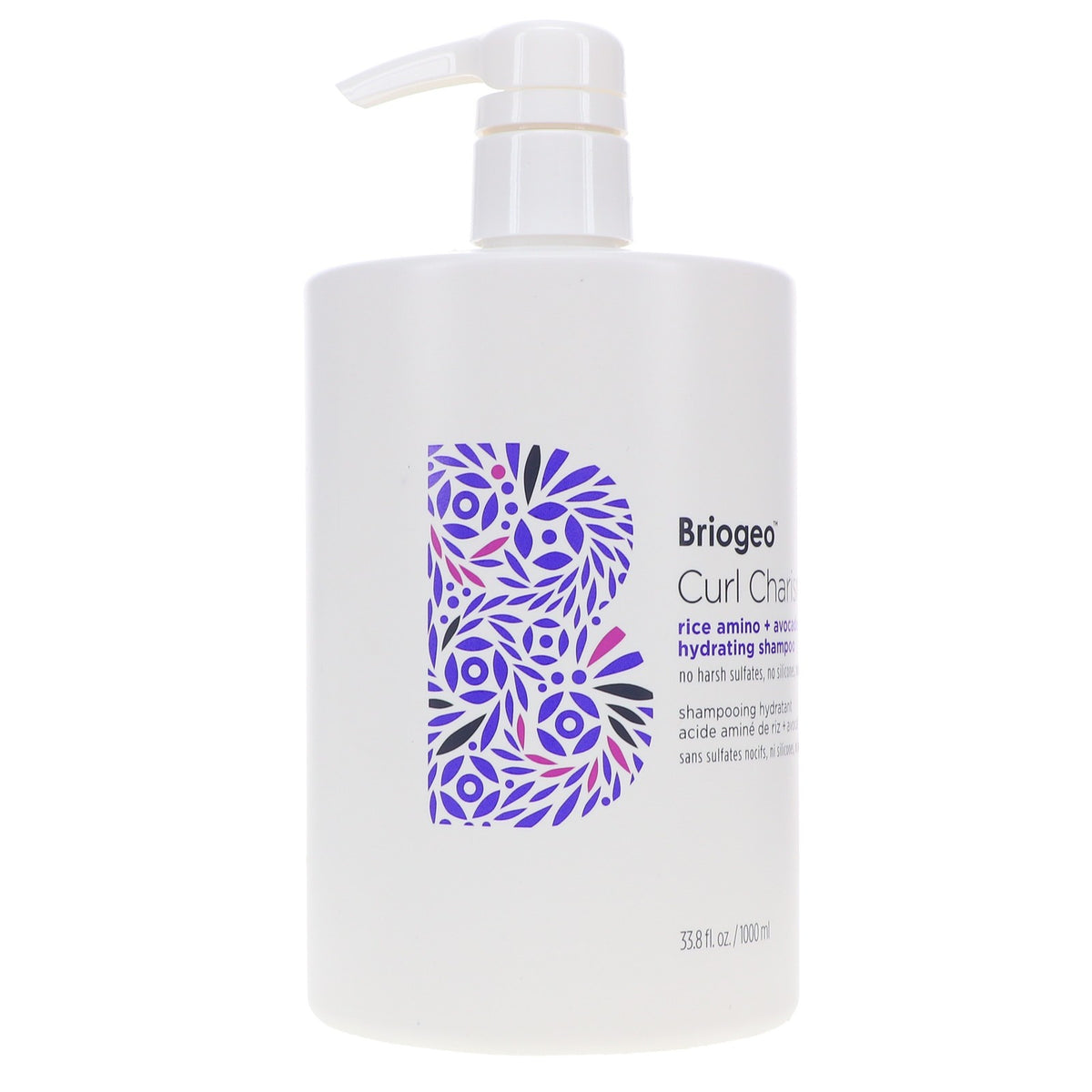 Hydrating Rice Amino and Avocado Shampoo for Curly Hair - 33.8 oz