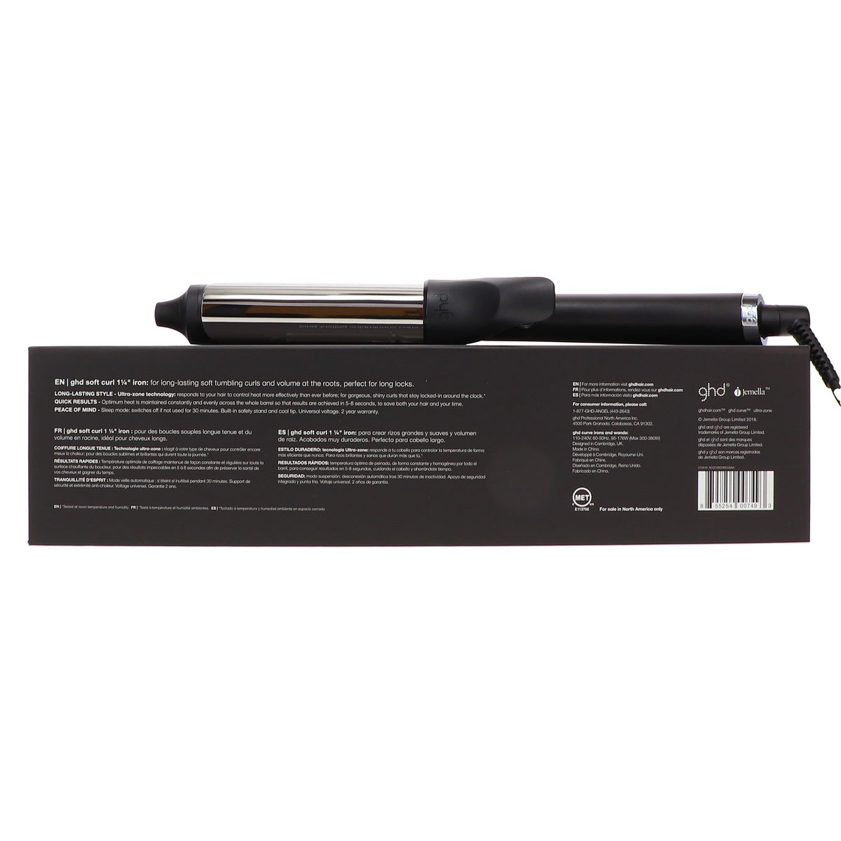 GHD Curve Soft Curl Iron 1.25 Inch - Professional Hair Styling Tool