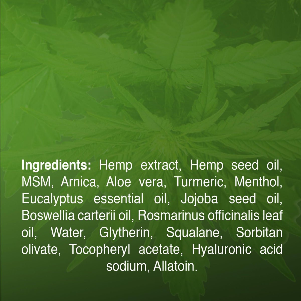 Hemp Cream for Back, Neck & Joints – Fast-Absorbing