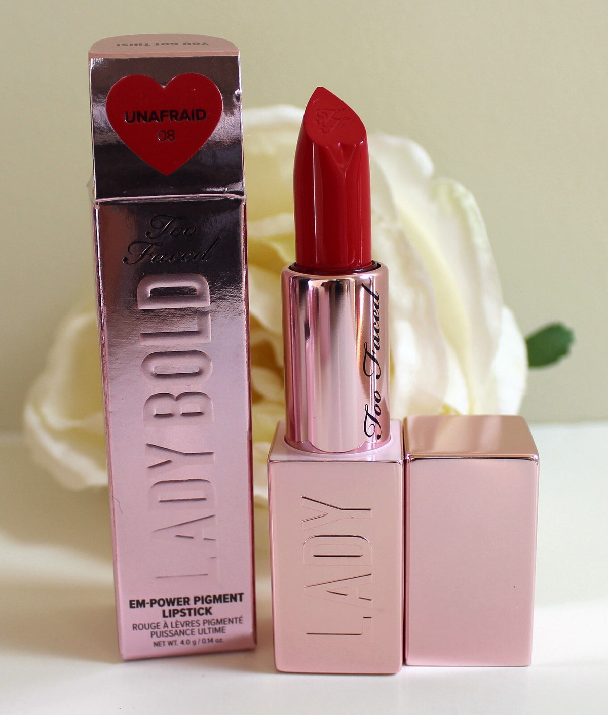 Em-power Pigment Lipstick - Too Faced Lady Bold (0.14 oz) Choose Shade