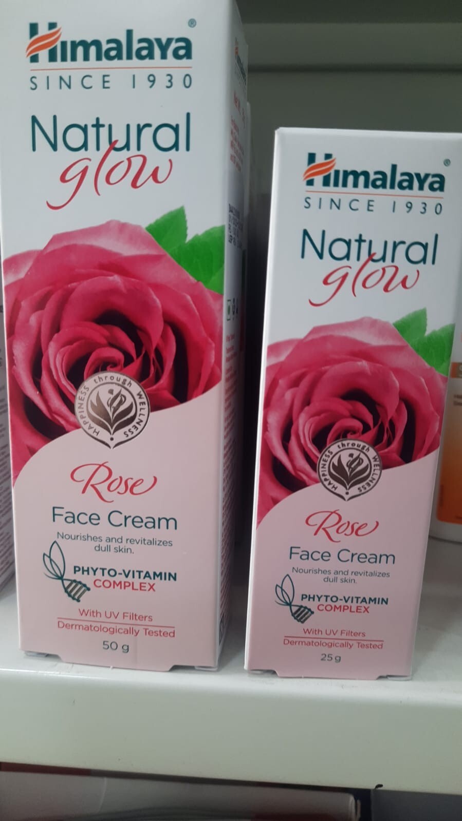 Himalaya Natural Glow Rose Face Cream 50g - New Launch