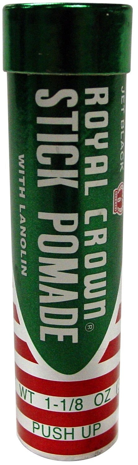 Men's Jet Black Hair Pomade with Lanolin - 1-1/8 oz Styling Stick