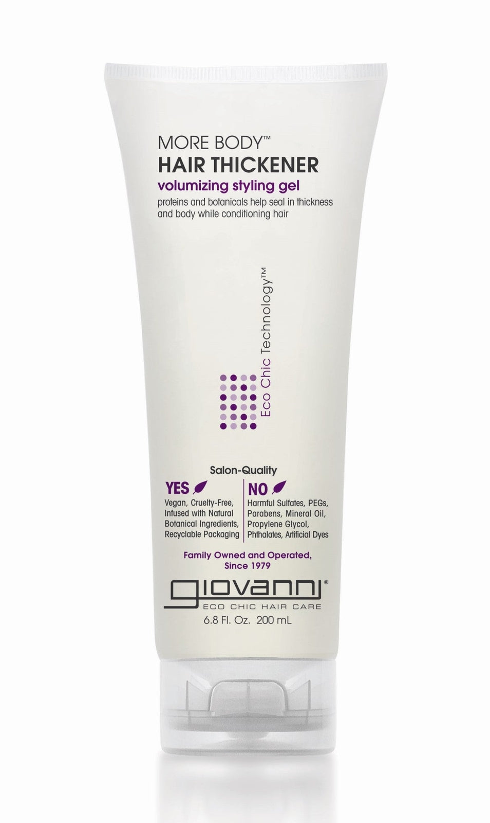 Volumizing Hair Gel - Thickens, Adds Shine & Body - 6.8 Fl Oz