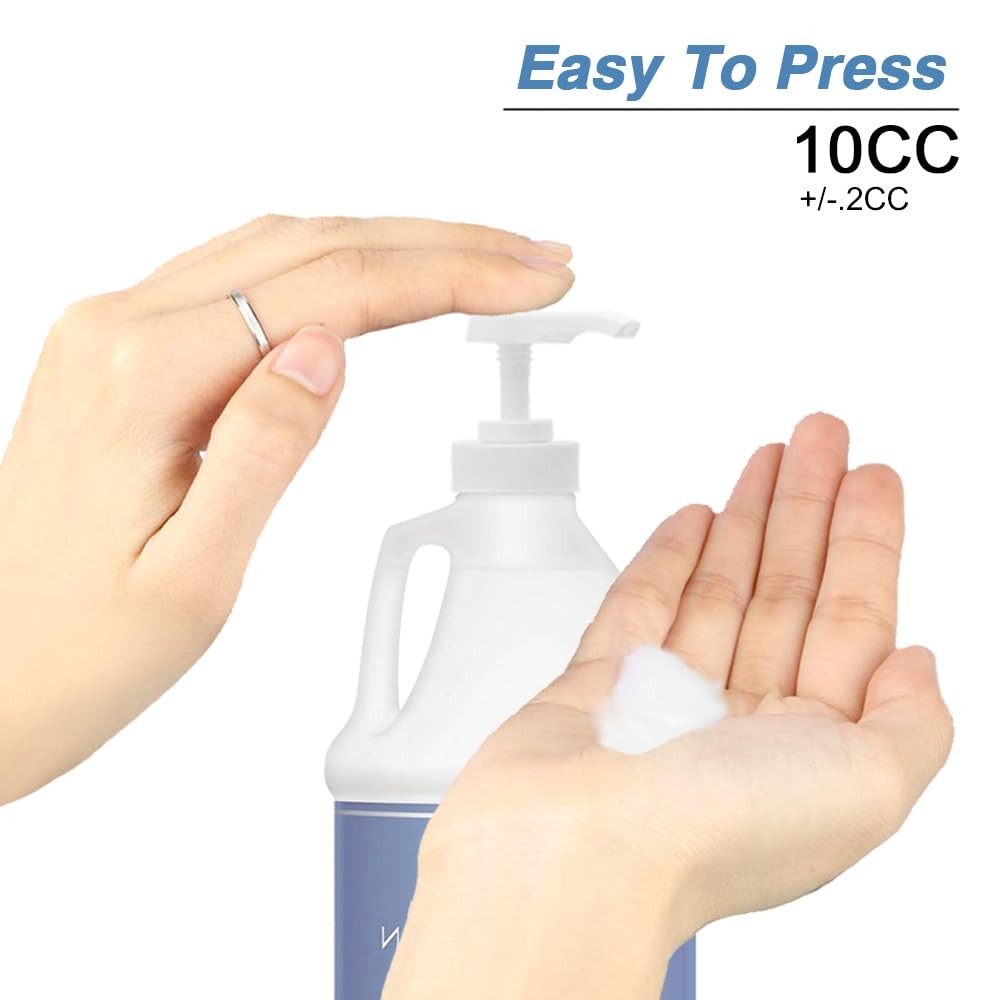 2 Pack White 38-400 10cc Gallon Jug Pump Dispenser for Liquids