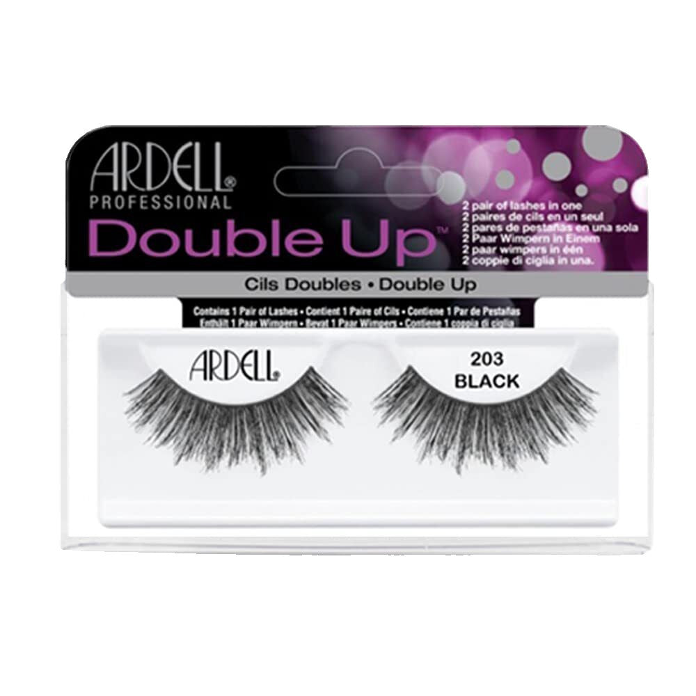 Ardell Double Up Lashes 203 - 8 Pairs for Full Volume & Bright Open-Eye Look
