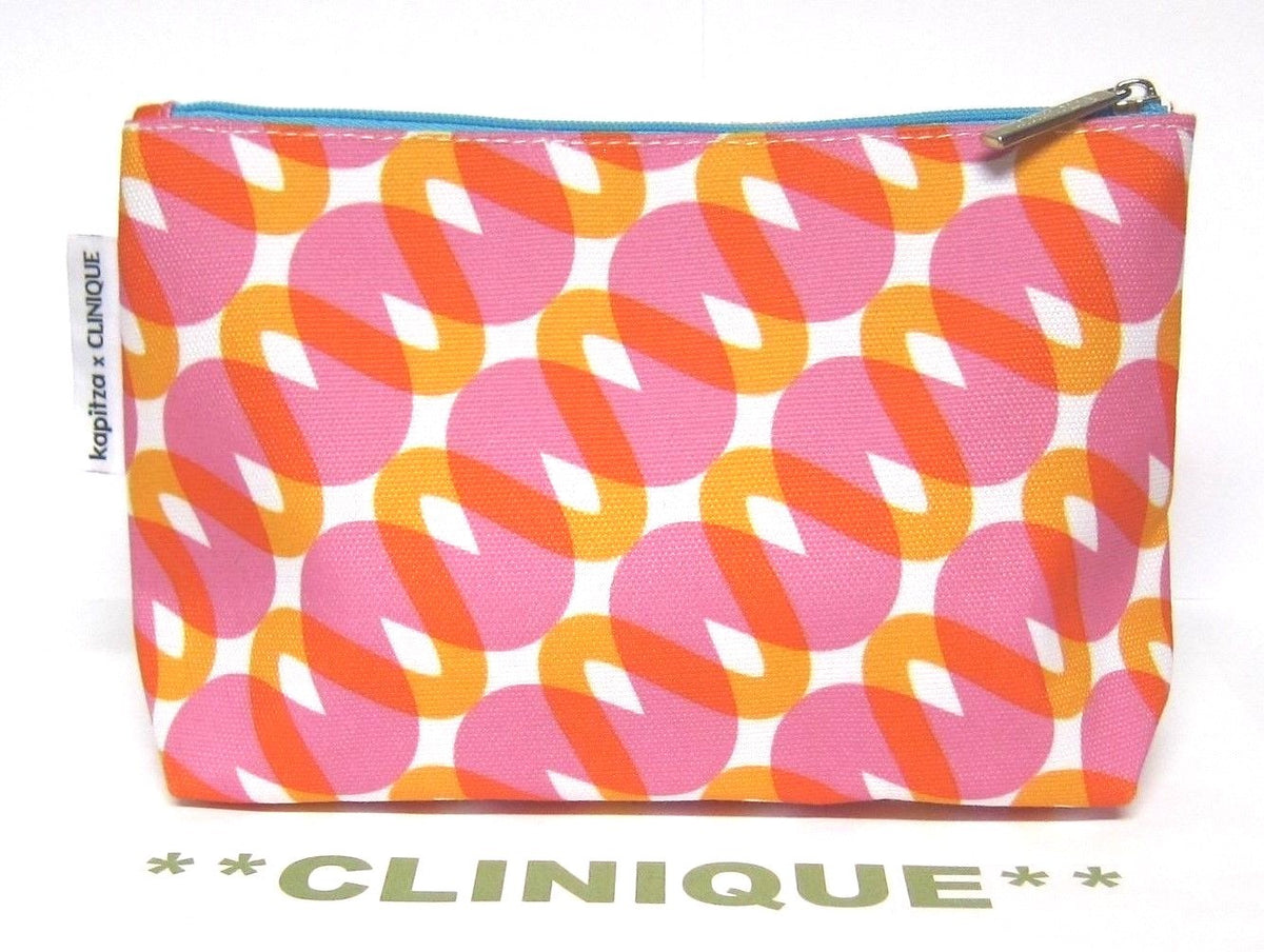 Clinique Zippered Makeup Bag - Cosmetic & Toiletry Organizer