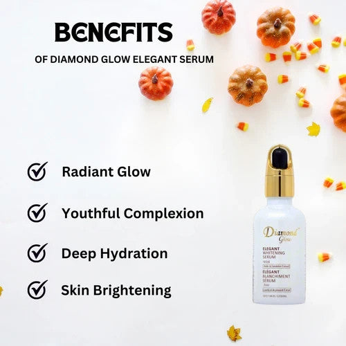 Diamond Glow Brightening Face Serum for Dark Spots & Even Skin Tone - 1.66 oz