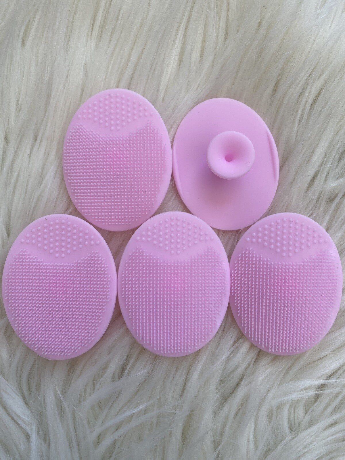 5 Pack Silicone Facial Cleansing Pads - Gentle Skin Care Tools