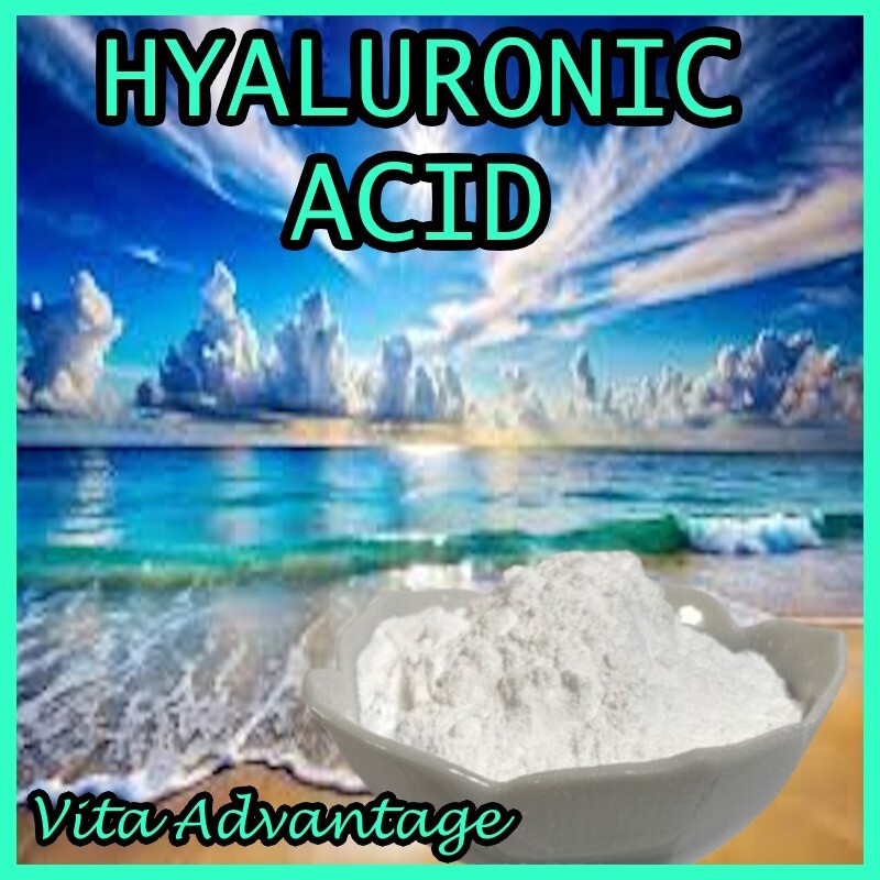Hyaluronic Acid Powder for Skin Hydration and Anti-Aging - Vegan, Food Grade