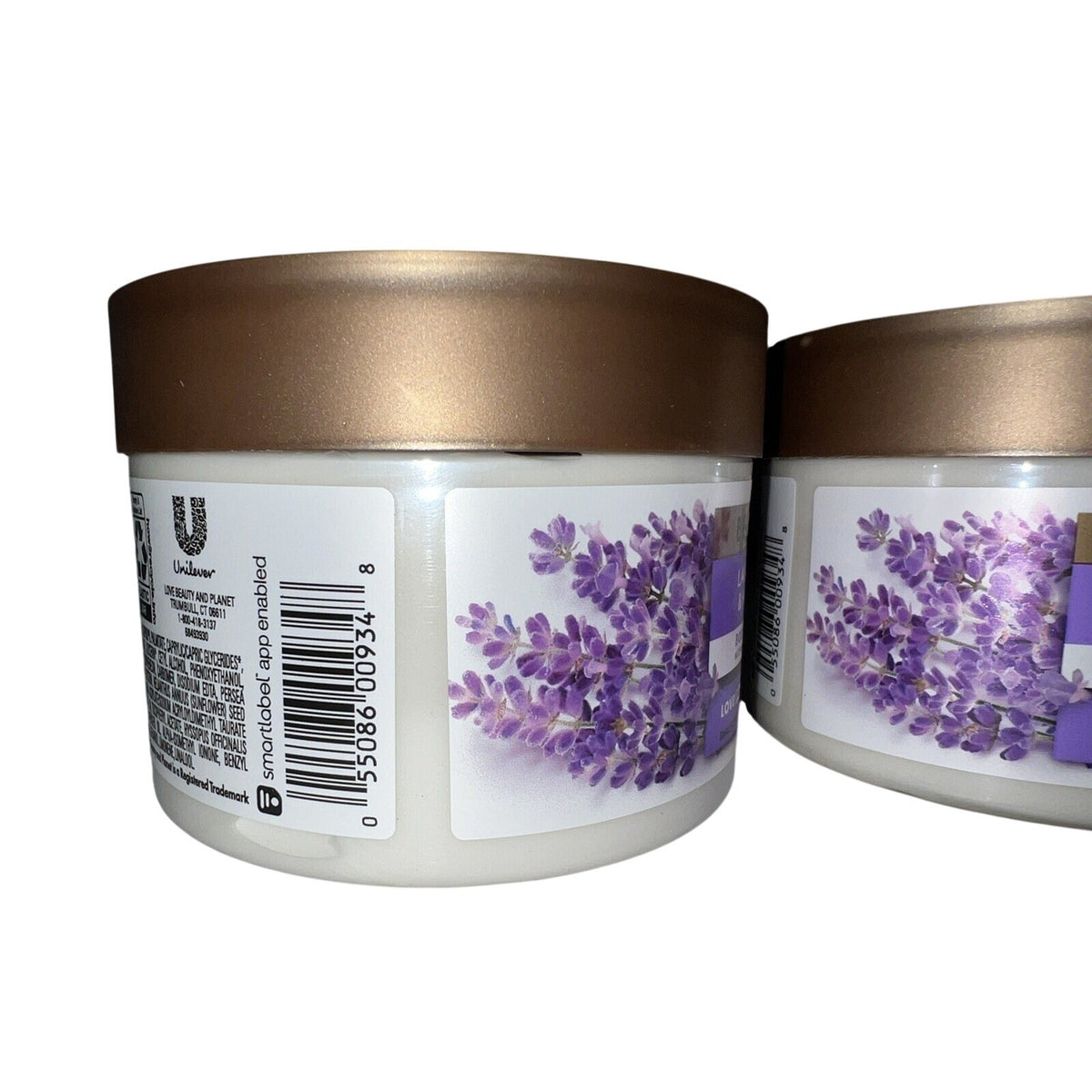 Lavender & Hyssop Body Cream Set of 2 - Vegan, Moisturizing & Calming