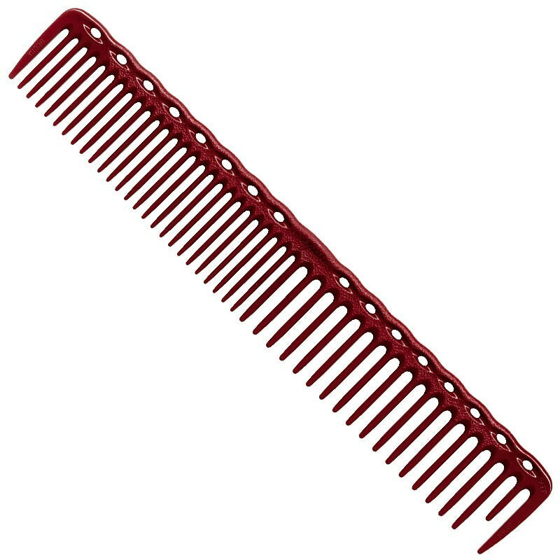 Long Round Tooth Comb for Hair Styling - Durable Ultem Plastic, 6.6 Inches