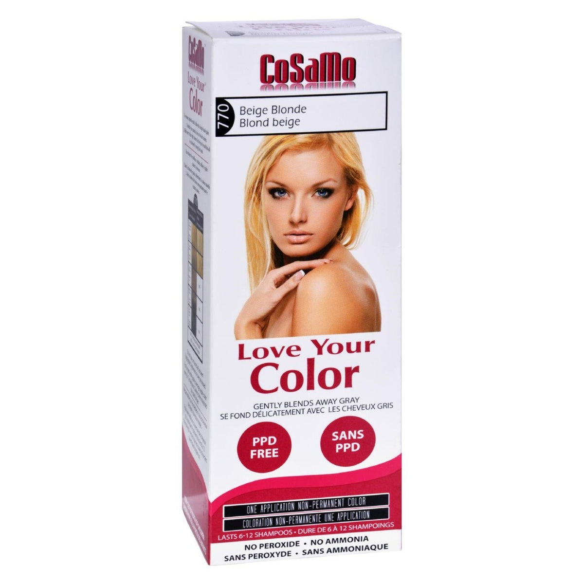 Hair Color #770 Beige Blond - Permanent Dye