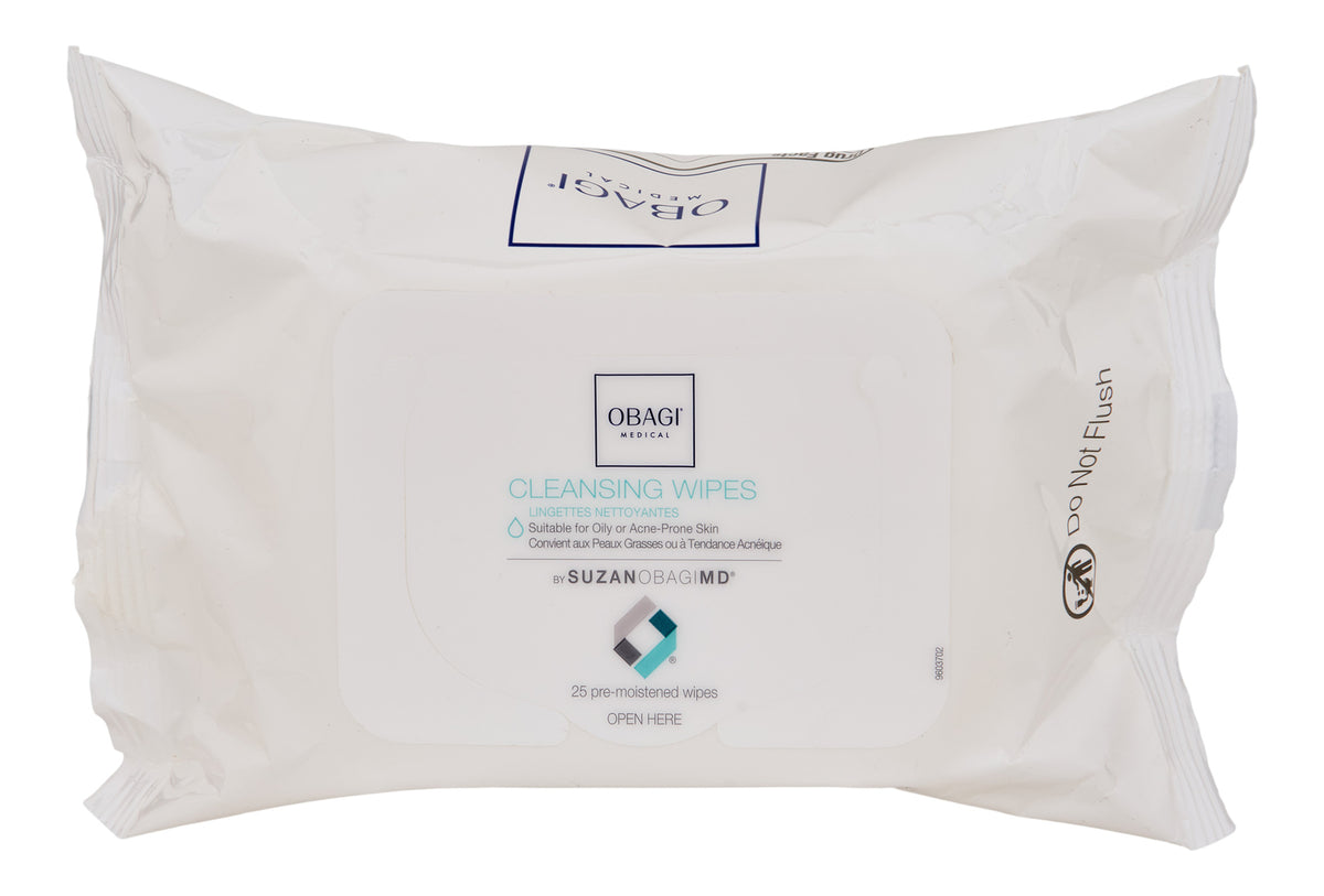 Obagi Acne Cleansing Wipes - Oily & Acne-Prone Skin, Salicylic Acid, Hypoallergenic