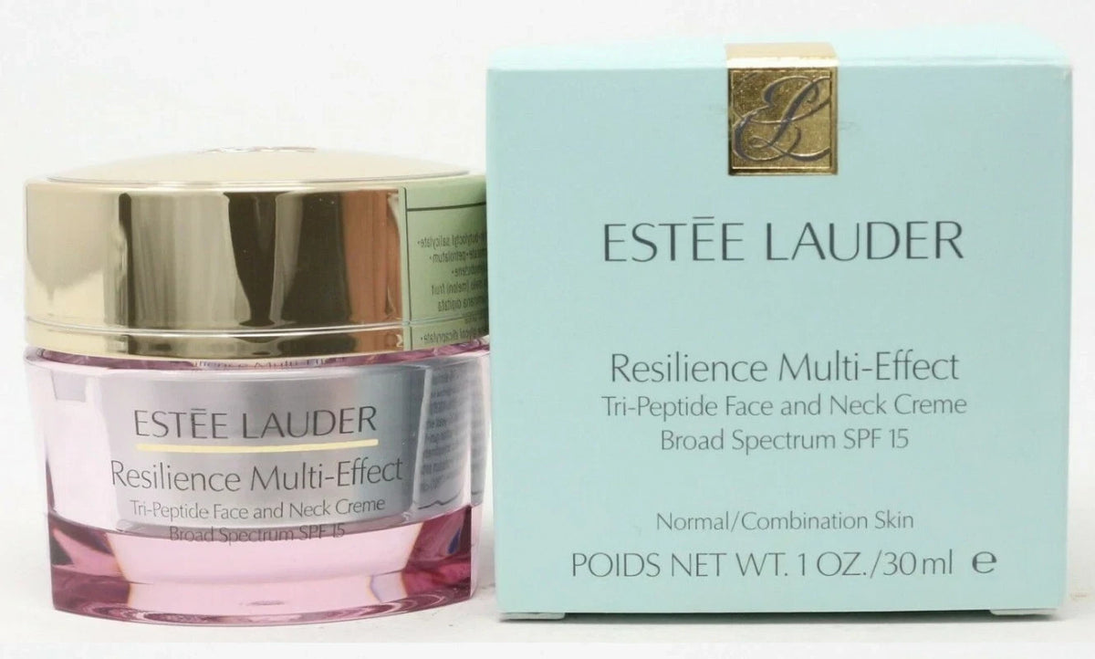 Estee Lauder Resilience Multi-Effect Tri-Peptide Face & Neck Cream SPF 15 1 Oz
