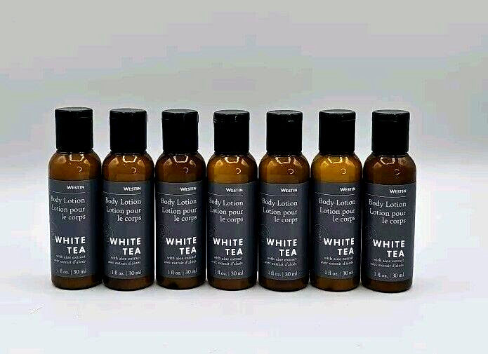 White Tea Body Lotion Travel Size - 7 Pack (1oz Each)