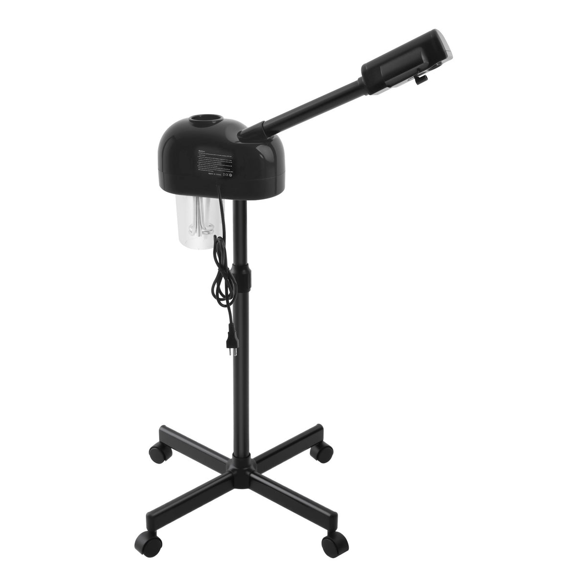 Black 2-in-1 Facial Steamer with Ozone - 750ml