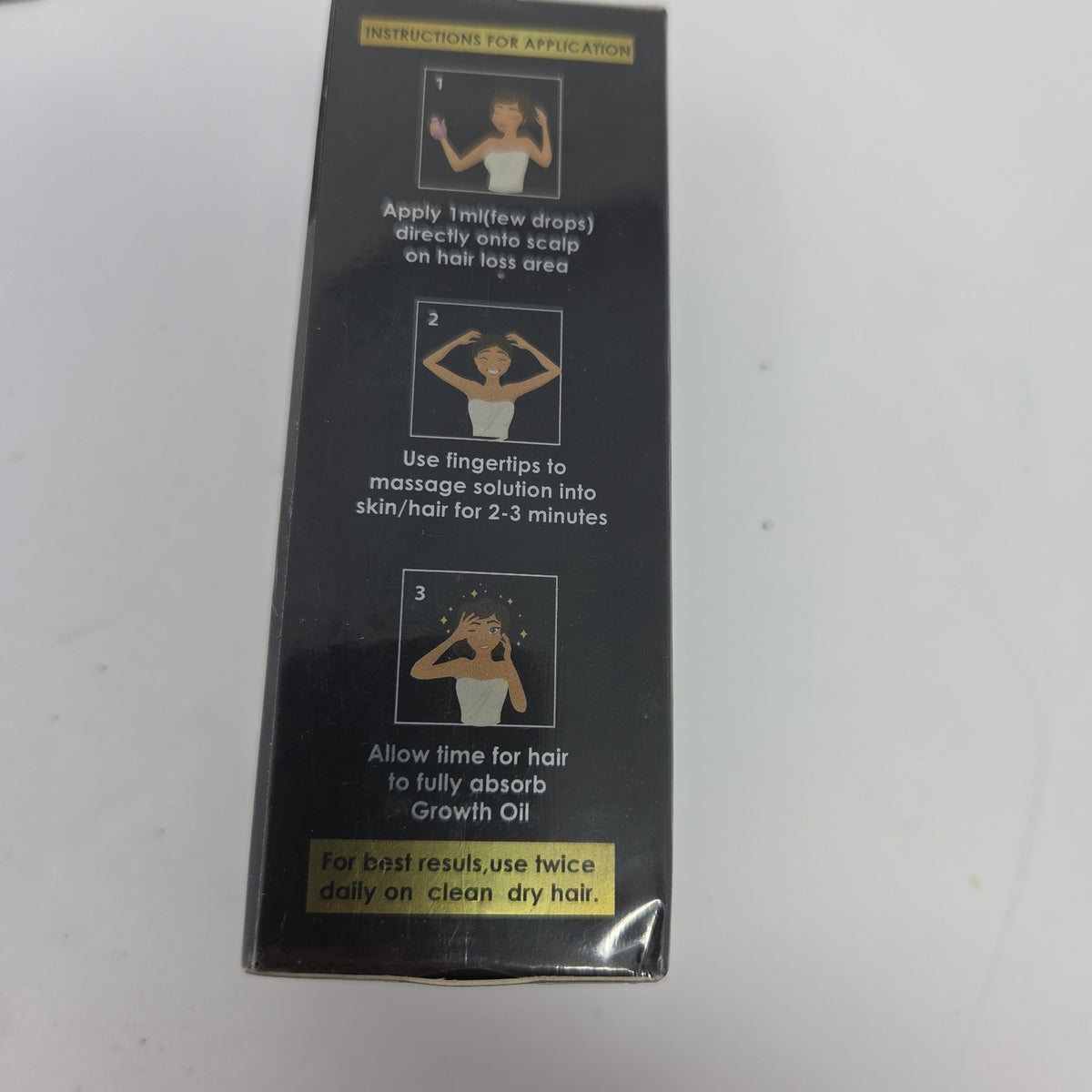 Hair Growth Oil 2-Pack with Minoxidil & Biotin for Thinning Hair