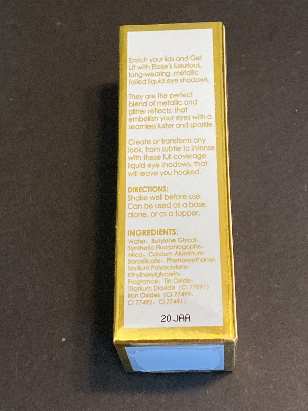 Liquid Eyeshadow Metallic Foil Gold - Get Lit by Eloise Beauty