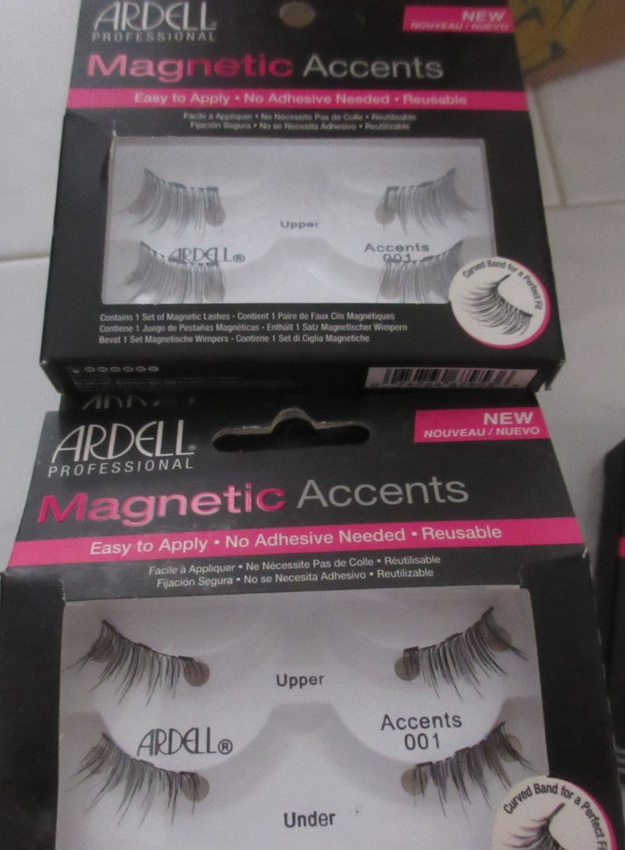 Magnetic Lash Accent 001 False Eyelash Extensions - 2 Pairs for Natural Look