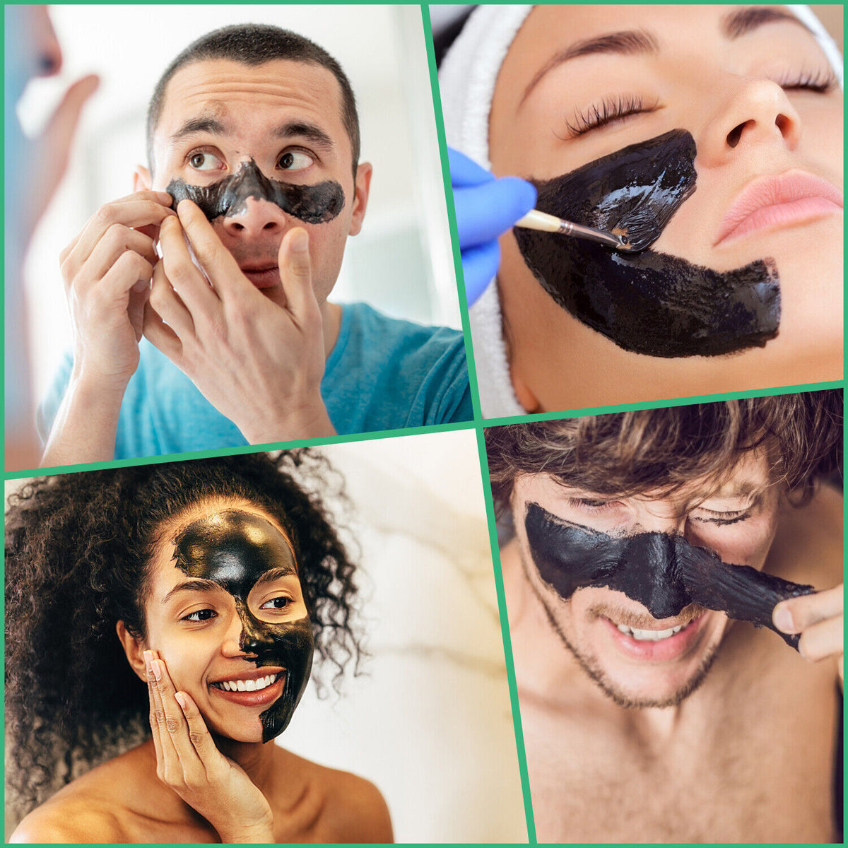 Charcoal Peel-Off Mask for Acne & Blackhead Removal