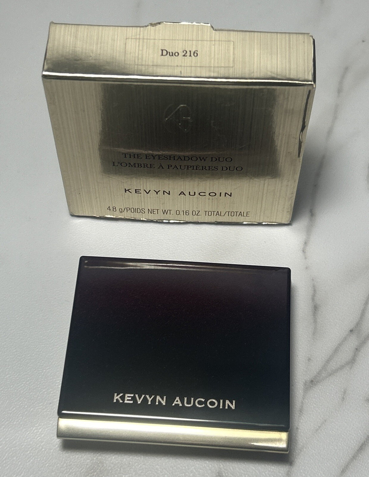 Eyeshadow Duo - Silvered Lilac & Bloodroses, 4.8g, Dual Color Palette