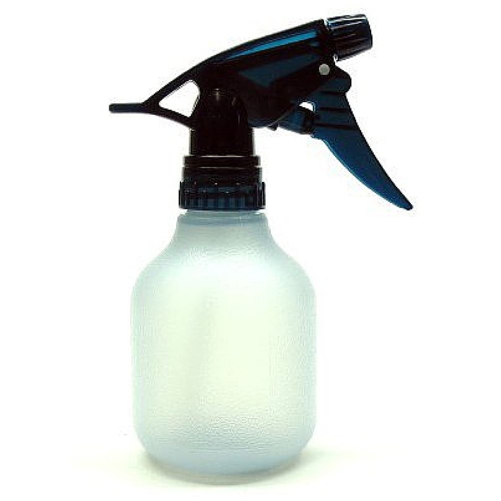 8 Oz Frosted Spray Bottle - Pastel Blue Empty Refillable Container