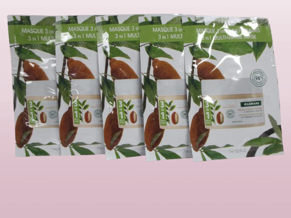 Klorane Nourishing & Repairing Hair Mask with Organic Cupuacu - 25 Sachets