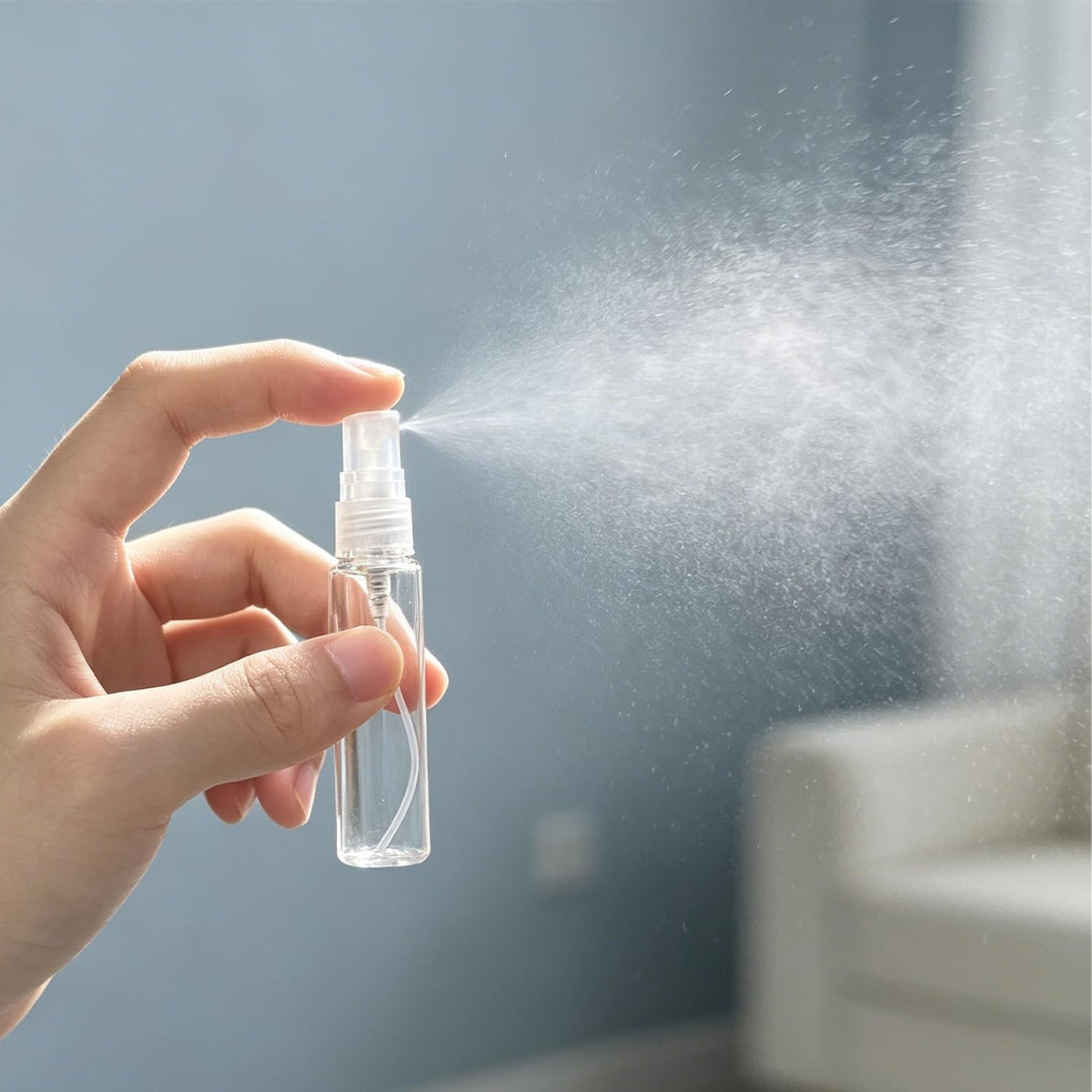 20 Pack 10ml Clear Glass Spray Bottles with Fine Mist Atomizer for Travel & Makeup