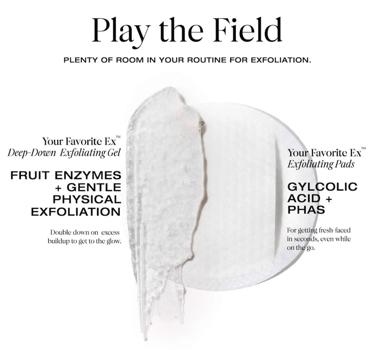 YSE Beauty Your Favorite Ex Refillable Exfoliating Pads Glycolic Acid