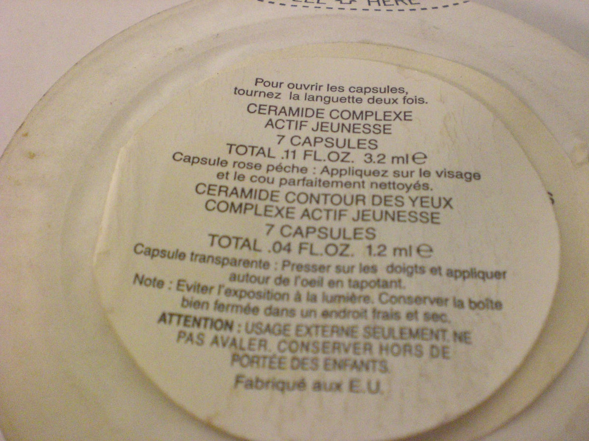Ceramide Face, Throat & Eye Treatment Capsules - Anti-Aging Skincare Set