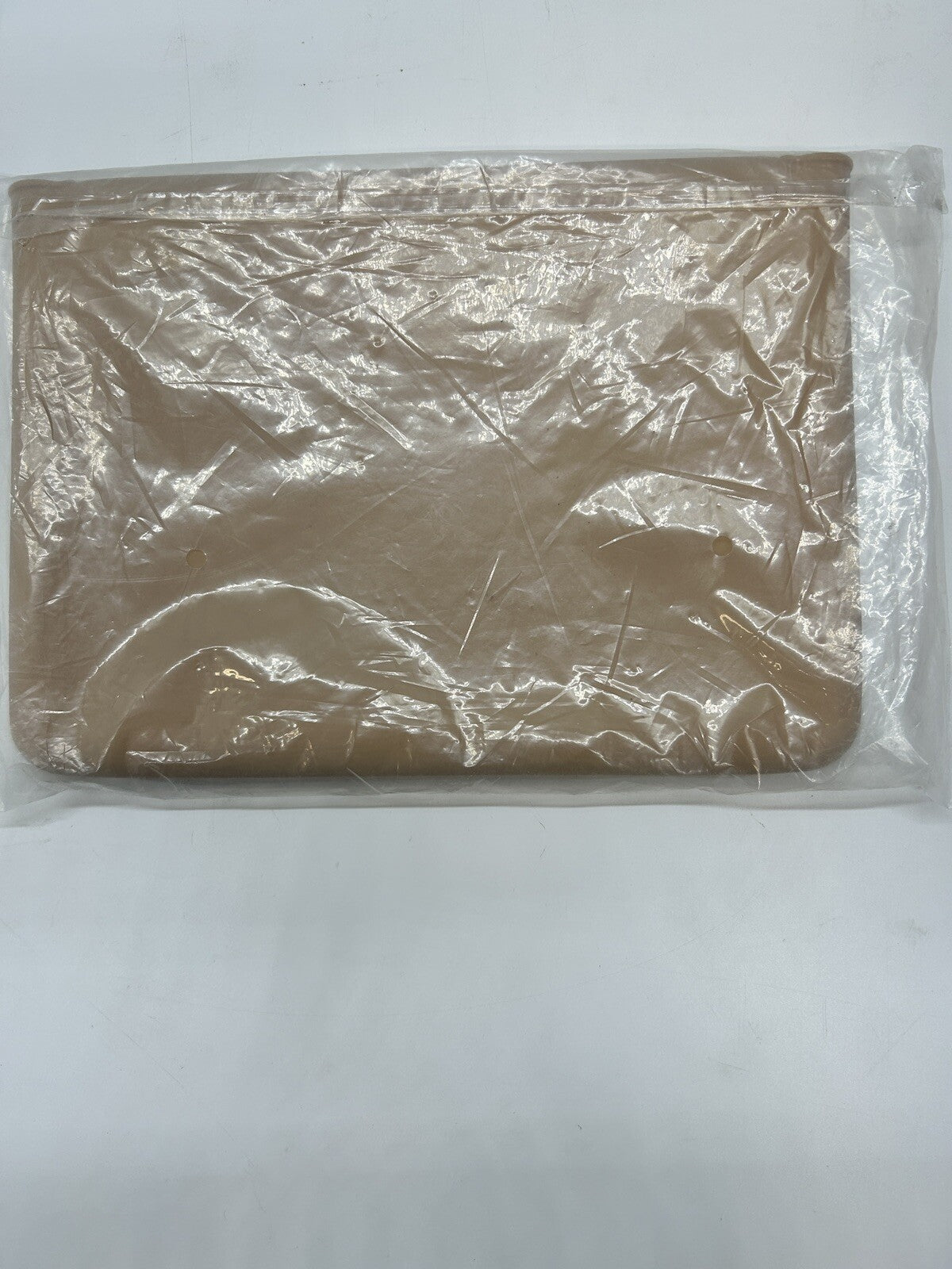 Silicone Makeup Bag for Women - Organizer & Travel Toiletry Bag, Khaki
