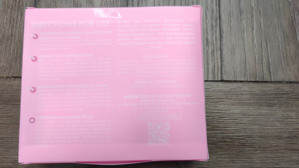 Advanced Moisturizing & Hydrating Skin Care Kit - Brilliant Skin Essentials