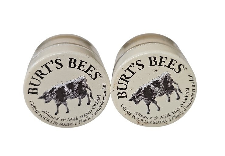 3 Pack Burts Bees Almond & Milk Hand Cream 0.25 oz MINI Size
