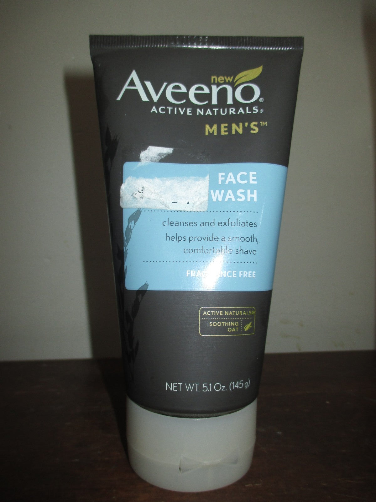 Aveeno Active Naturals Men's Face Wash Fragrance Free 5.1 oz