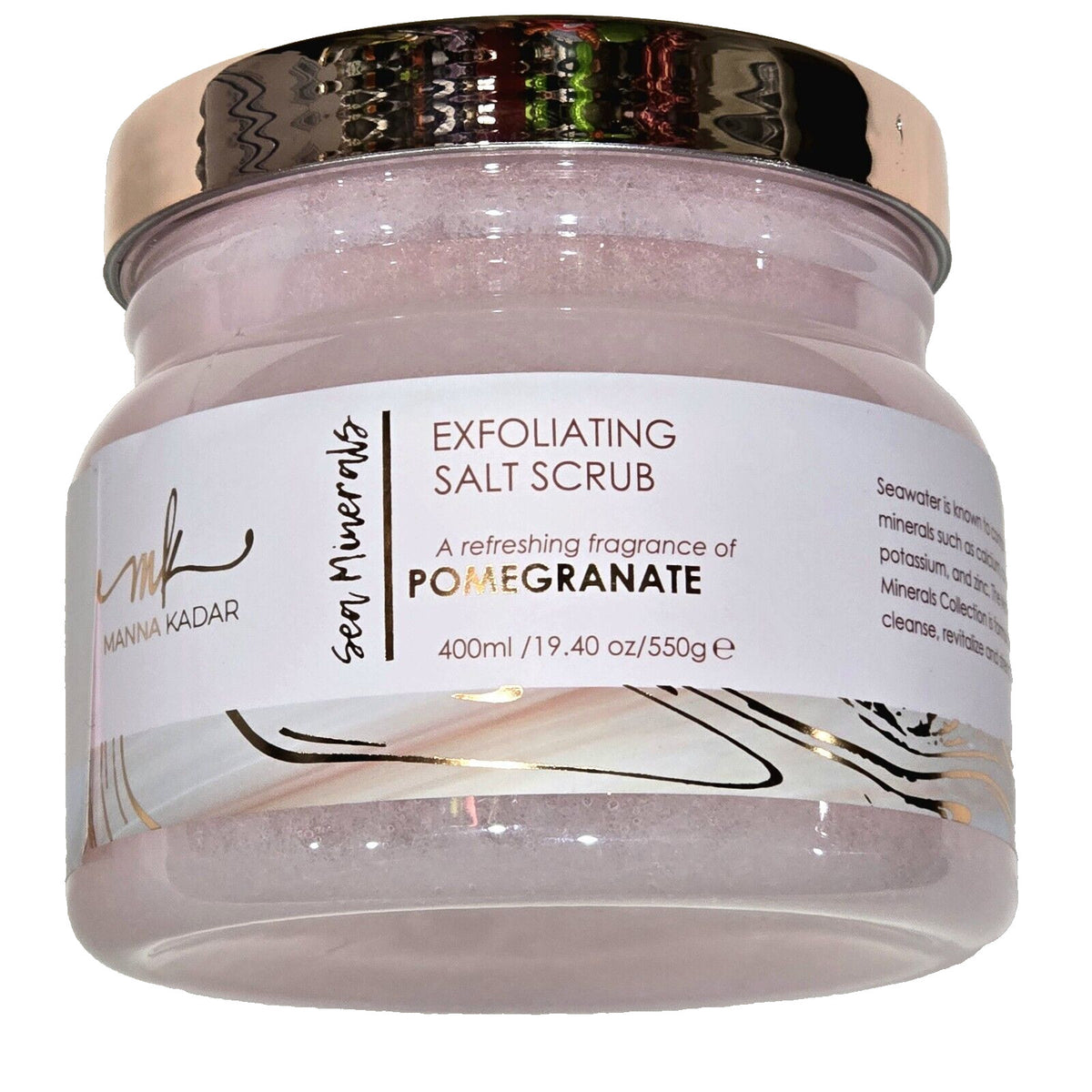 Sea Minerals Exfoliating Salt Scrub with Pomegranate - 19.4oz