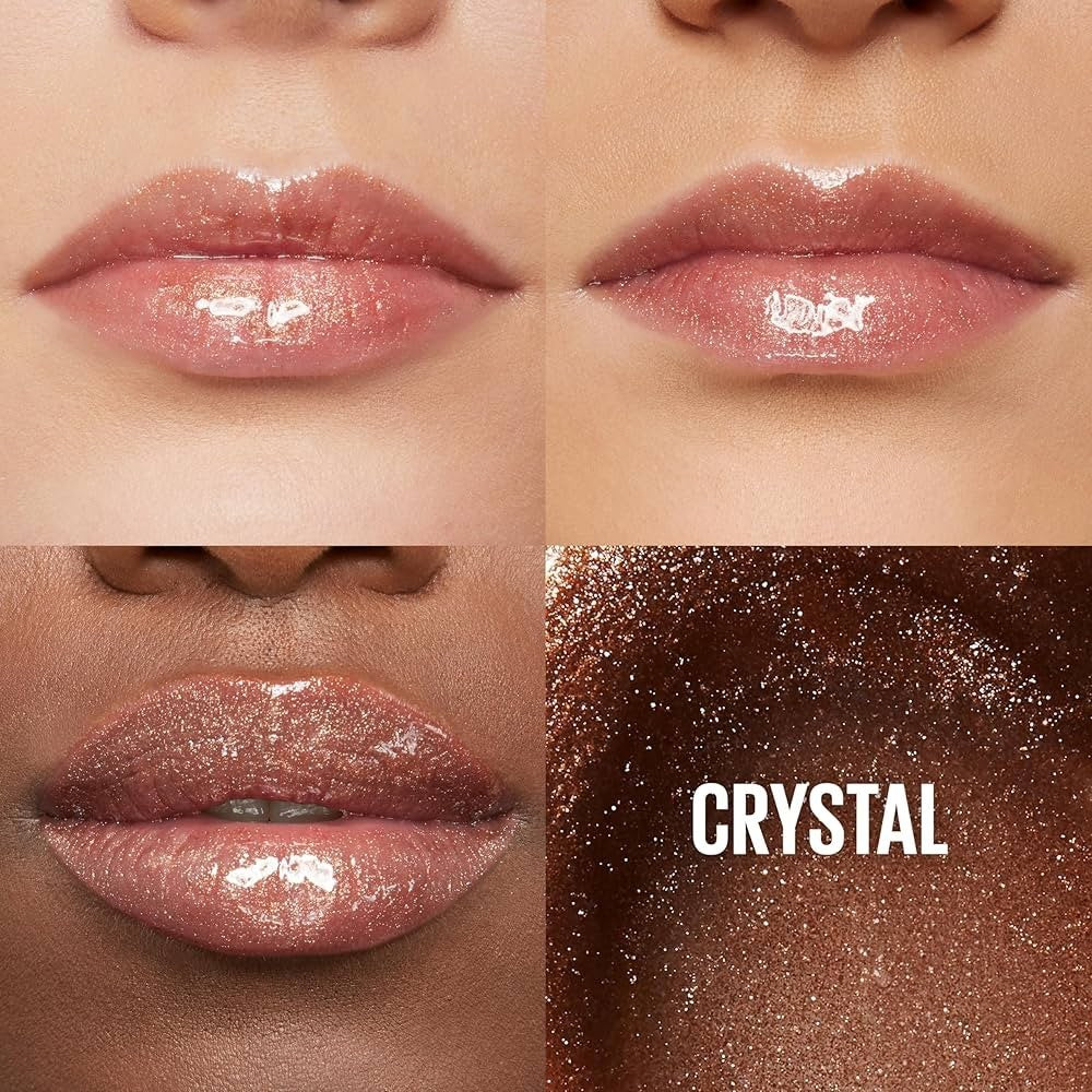 Hydrating Lip Gloss with Hyaluronic Acid - Long-Lasting Shine - Maybelline Lifter 010 Crystal