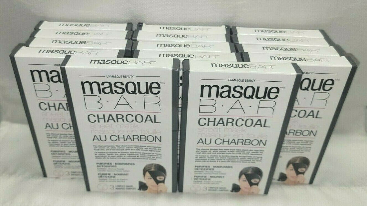Charcoal Sheet Mask - 42 Masks (14 Boxes)
