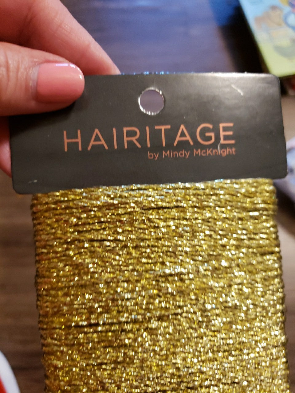 Hairitage Braiding Rope 4pk Hair-by Mindy McKnight 50' Each Metallic