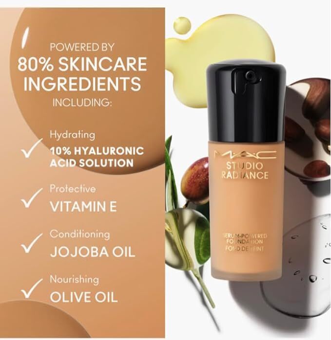 Buildable Hydrating Serum-Powered Foundation with SPF - Full Size 1 oz