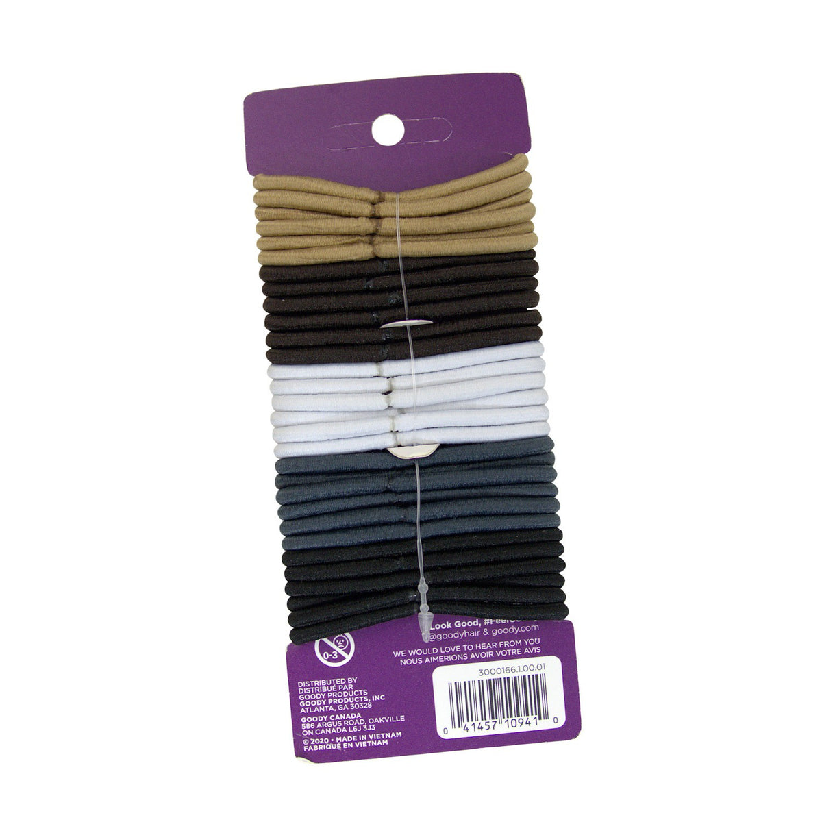 Goody Ouchless Gentle Hair Ties Elastic Bands Style Holders Natural