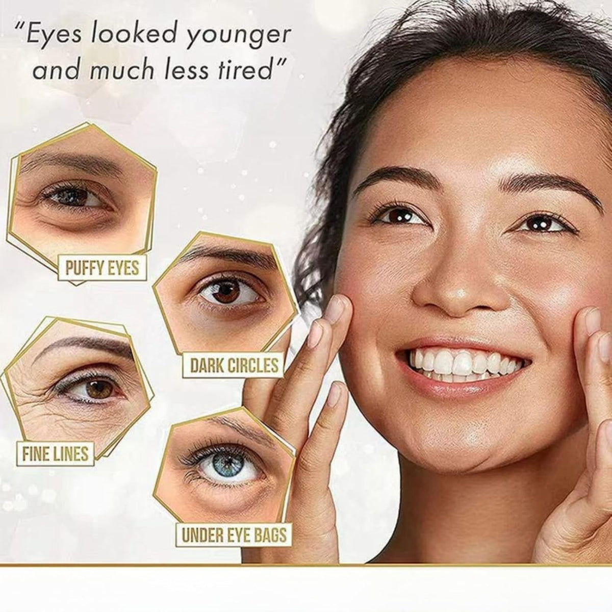 60 Pcs Collagen Eye Patches for Dark Circles Wrinkles Hydration Anti-Aging