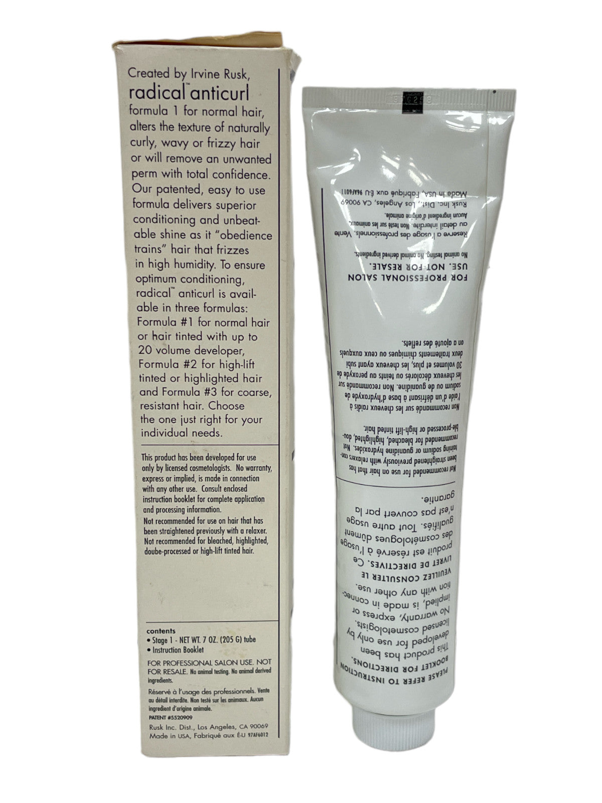 Rusk Radical Anticurl Hair Treatment - Normal Hair Formula 7oz / 205g