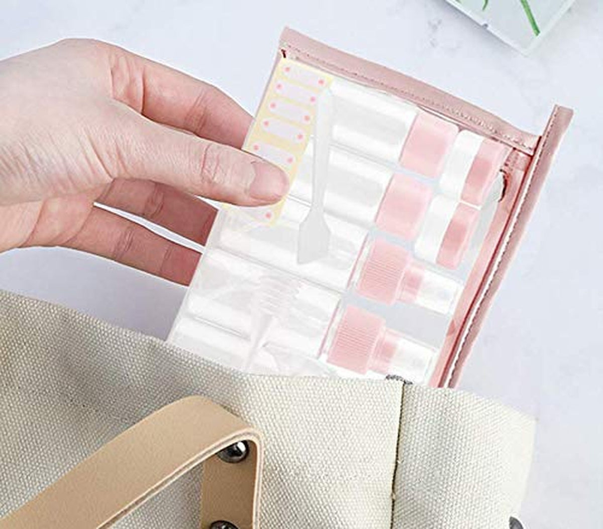 Travel Toiletry Bottle Kit TSA Approved Leak Proof Portable Containers Set