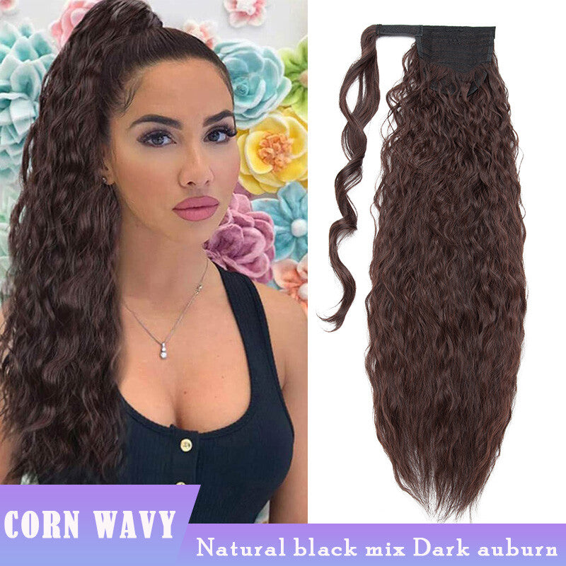 Thick Real Wrap Ponytail Hair Extensions - Mega Long & Natural Looking