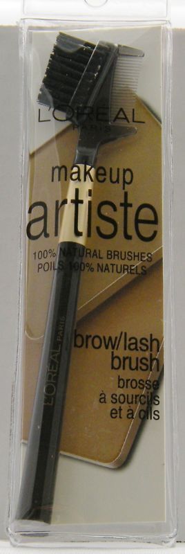 L'Oreal Makeup Artiste Brow and Lash Brush Set - Natural Cosmetic Tools