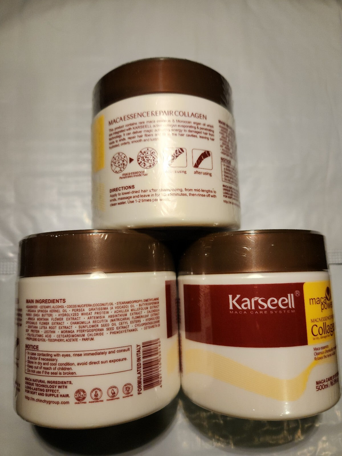 Hair Repair Mask with Collagen & Argan Oil for Damaged Hair - Deep Conditioning