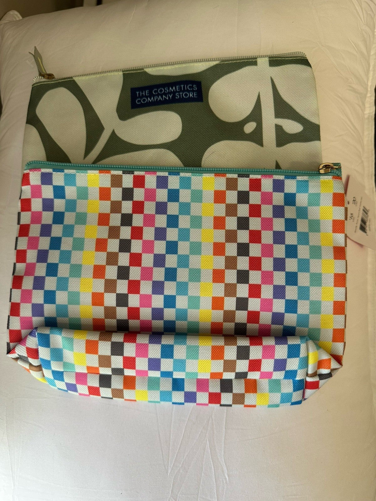2-Pack Floral Toiletry Bags - Travel Organizer & Makeup Storage