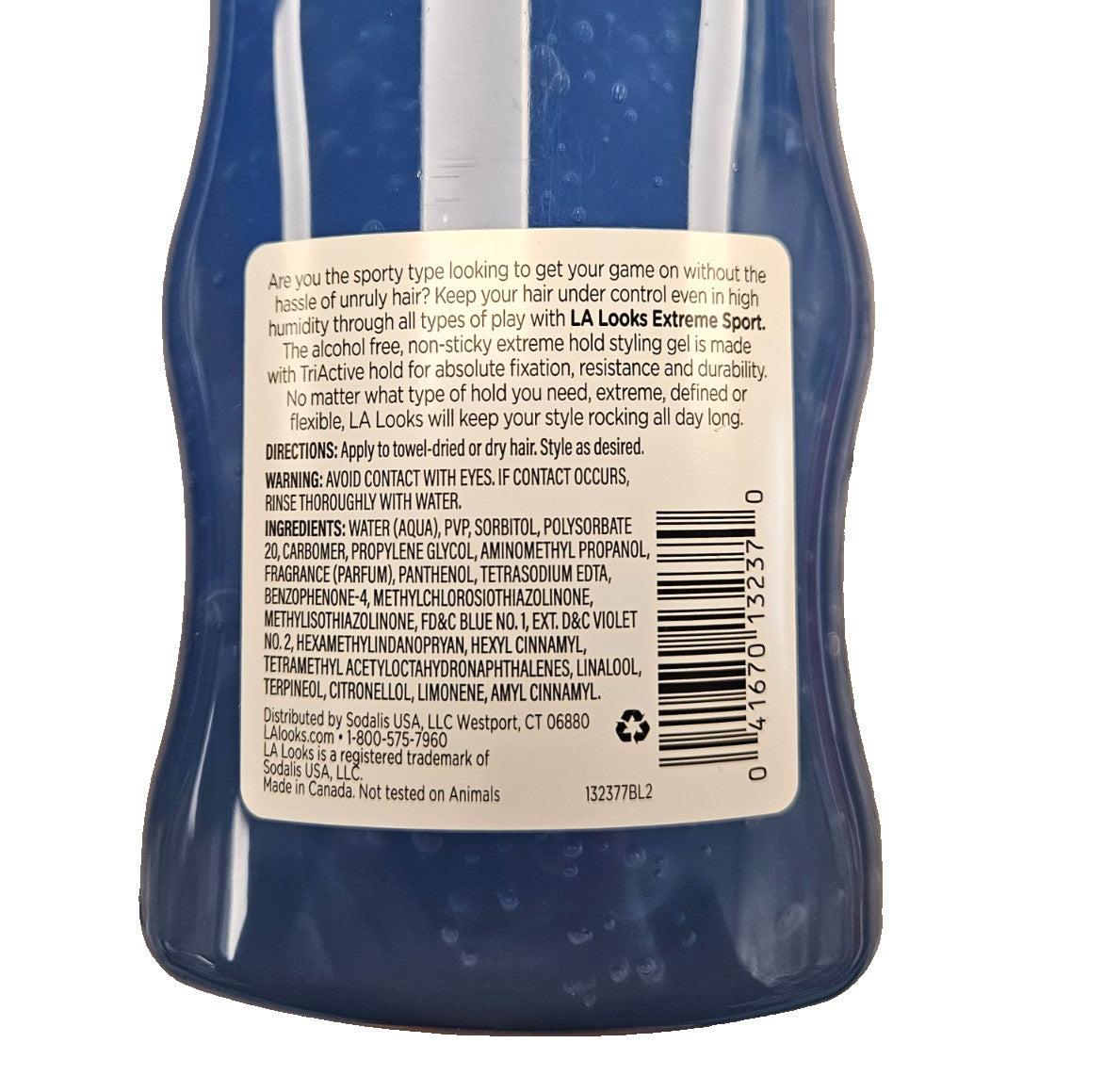 Hair Gel Extreme SPORT 20oz - 3 Pack, Long-lasting, Blue